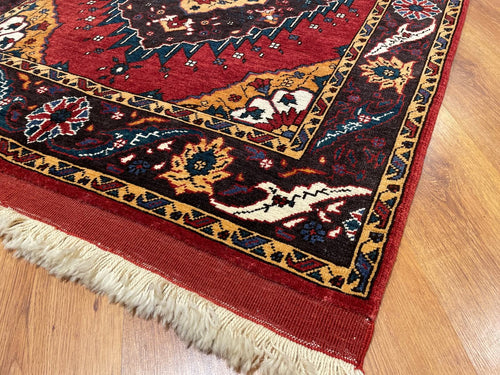 Antik Horasan Medallion Handwoven Rug by Camel Carpet