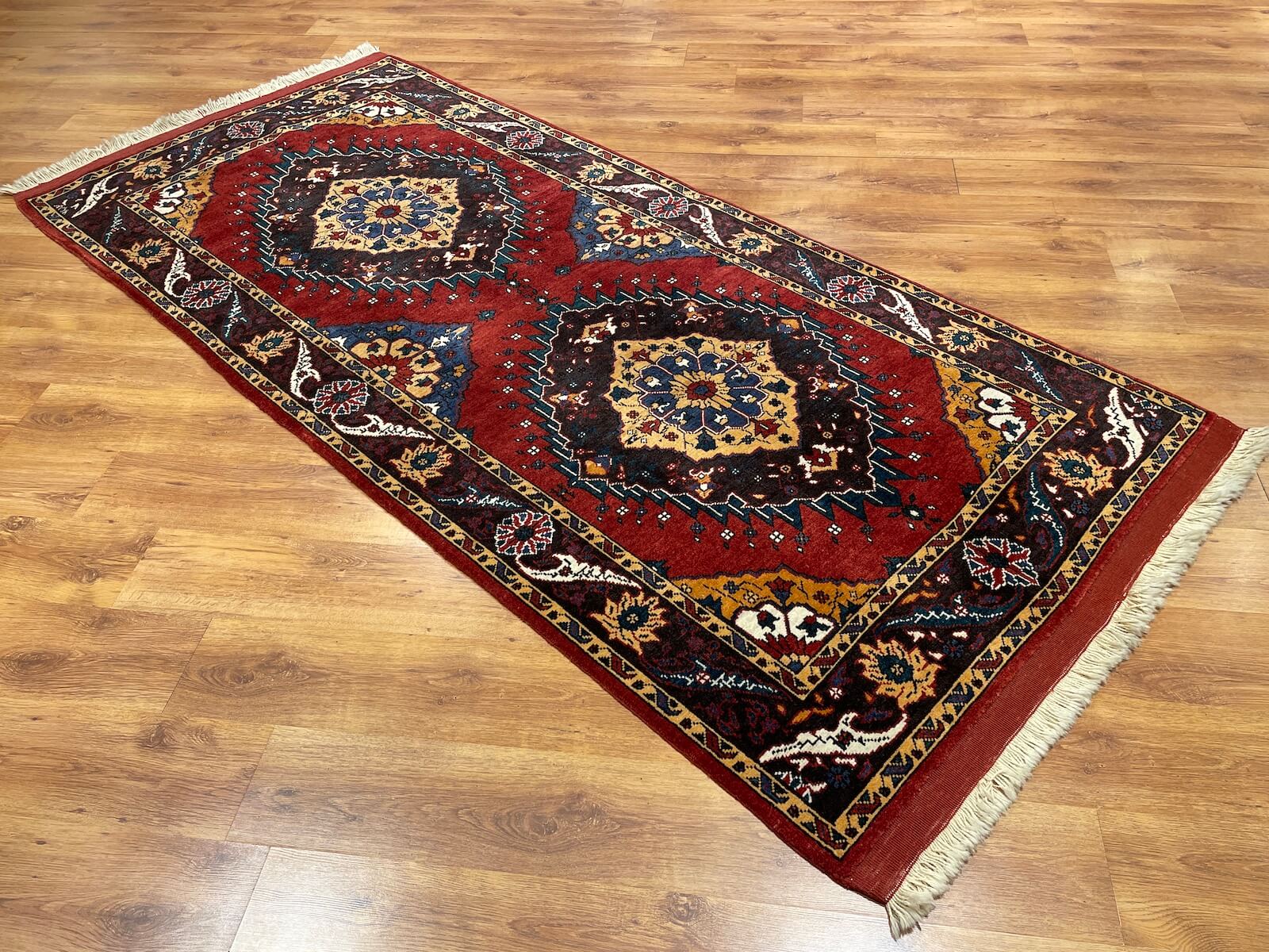 Antik Horasan Medallion Handwoven Rug by Camel Carpet