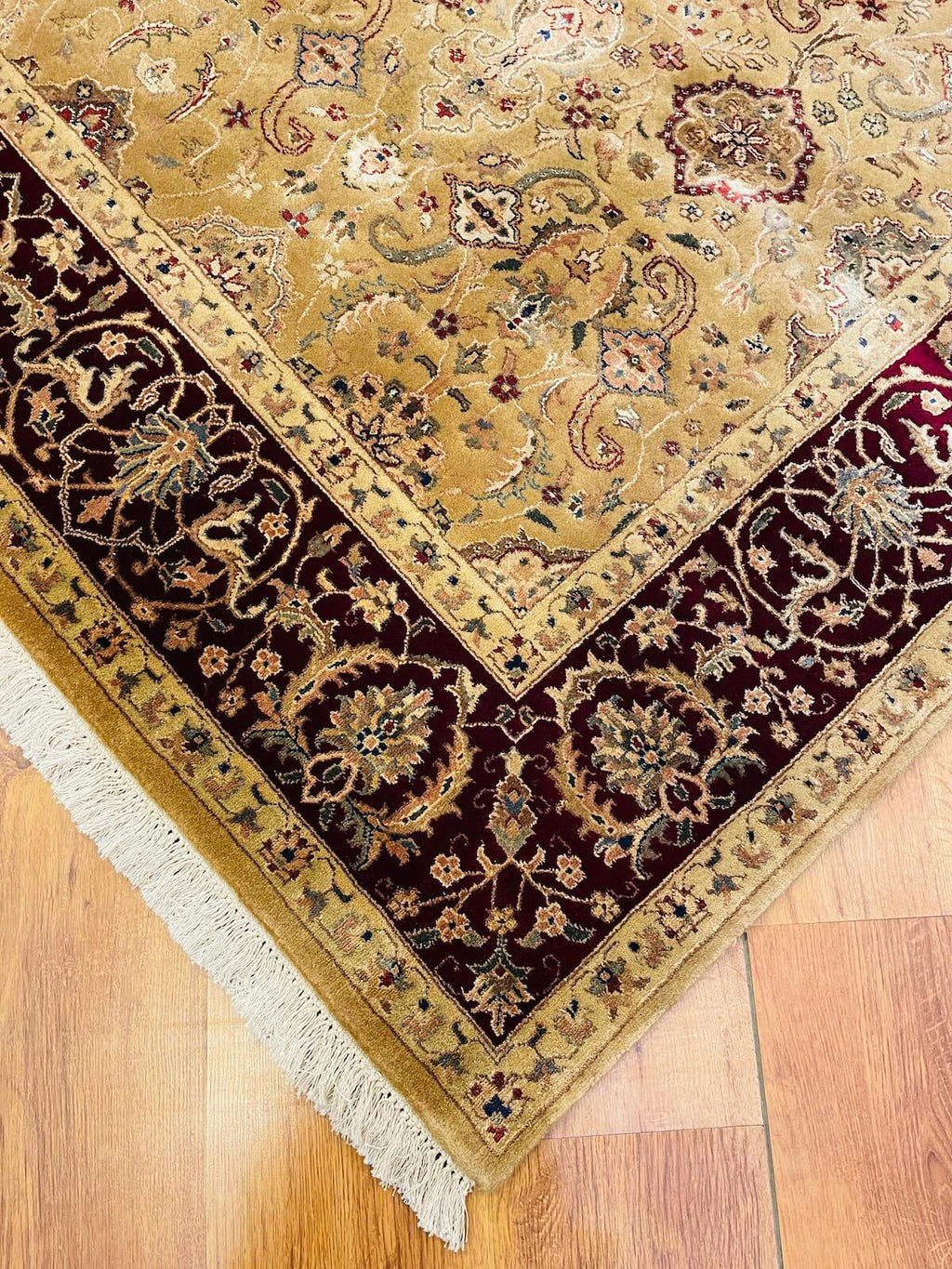 Antik Silk-Blend Usak Handwoven Rug – 169X234 by Camel Carpet