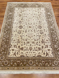 Antik Silk-Blend Usak Handwoven Rug – 062133 by Camel Carpet
