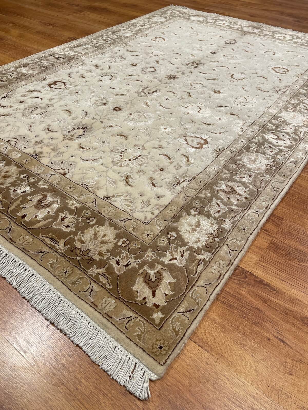 Antik Silk-Blend Usak Handwoven Rug – 127X190 by Camel Carpet