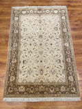 Antik Silk-Blend Usak Handwoven Rug – 127X190 by Camel Carpet