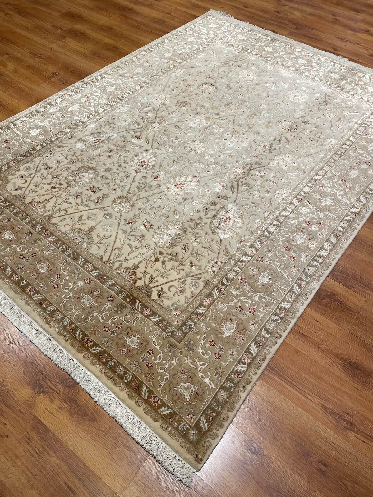 Antik Silk-Blend Usak Handwoven Rug – 203X280 by Camel Carpet