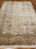 Antik Silk-Blend Usak Handwoven Rug – 202X281 by Camel Carpet