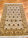 Antik Silk-Blend Usak Handwoven Rug – 123X189 by Camel Carpet