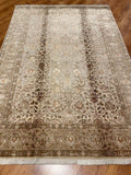 Antik Silk-Blend Usak Handwoven Rug – 174X250 by Camel Carpet