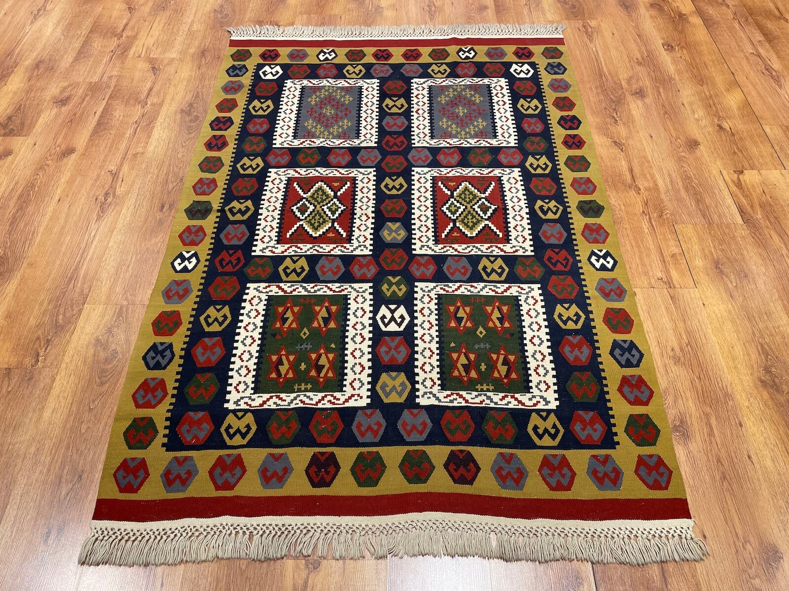 Antik Super Ince Handwoven Kilim – 027943 by Camel Carpet