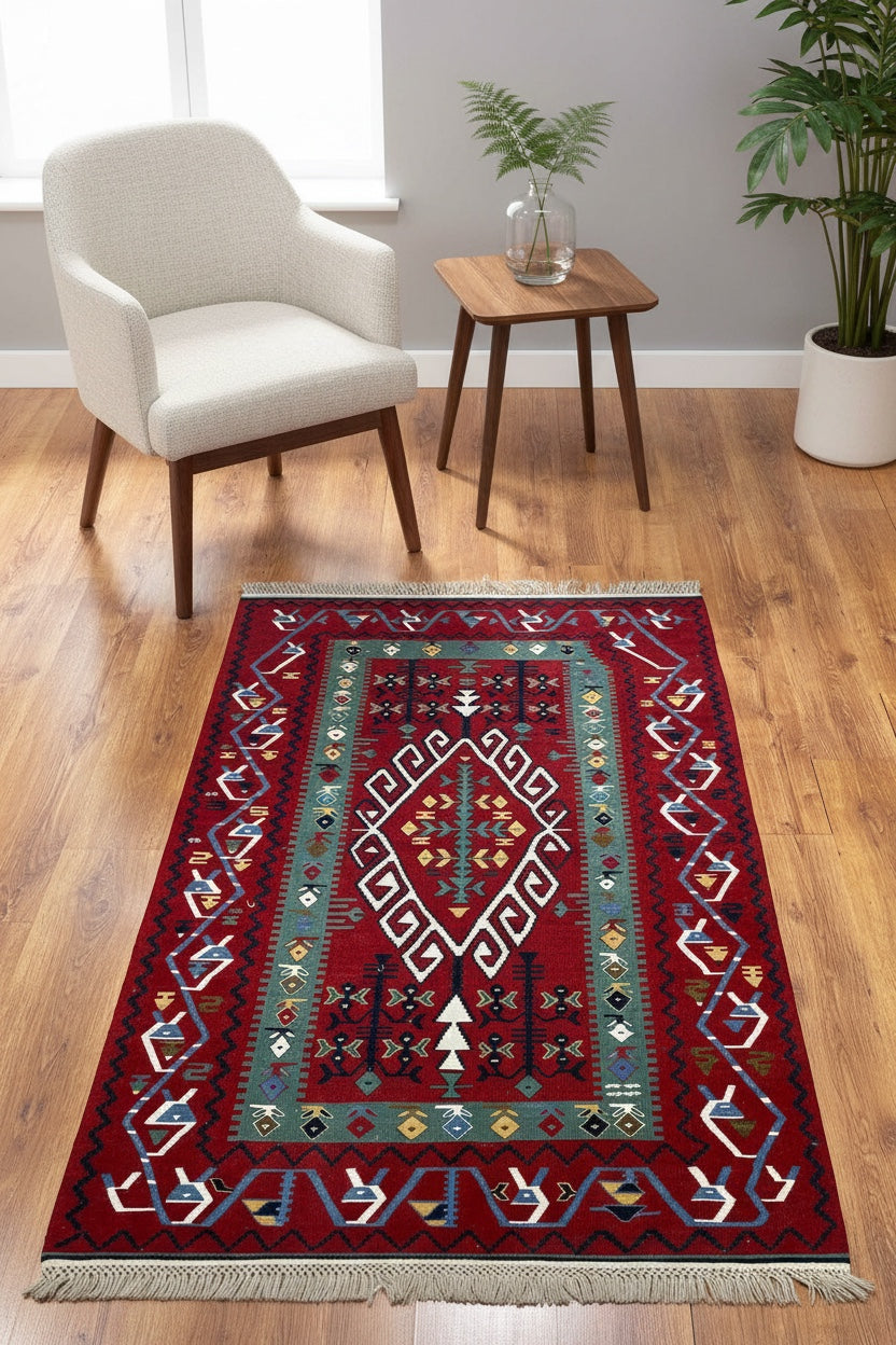 Antik Super Ince Handwoven Kilim – 121X173 by Camel Carpet