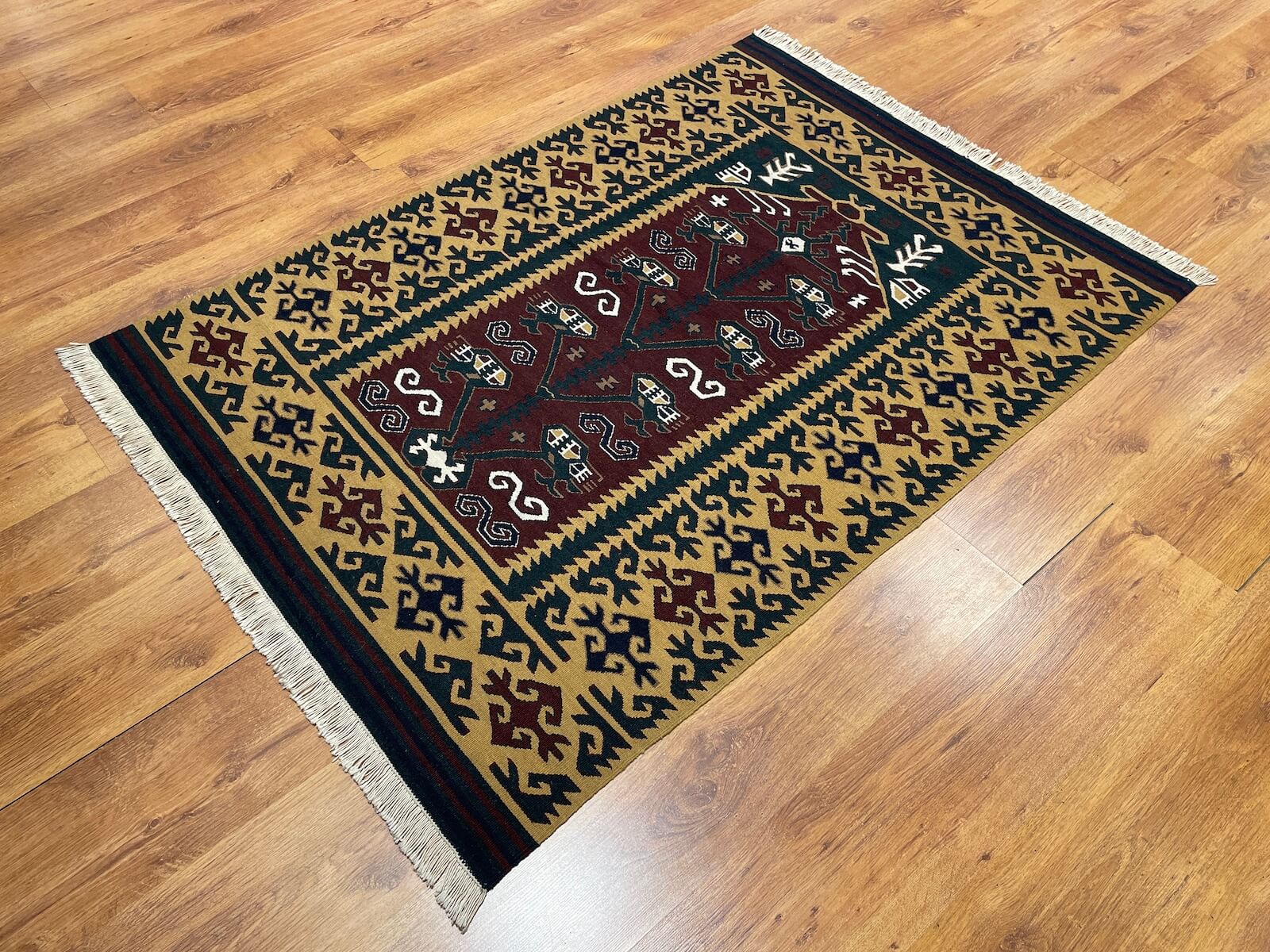 Antik Super Ince Handwoven Kilim – 92X153 by Camel Carpet