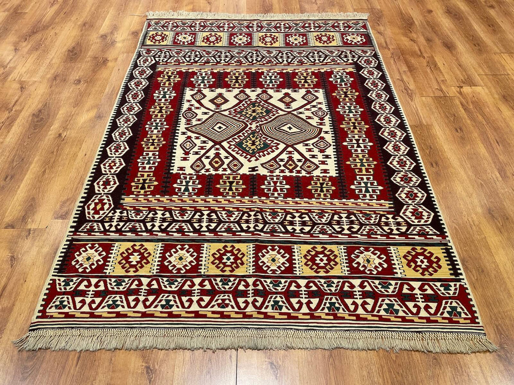 Antik Super Ince Handwoven Kilim – 040743 by Camel Carpet