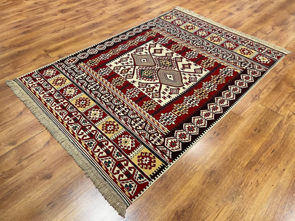 Antik Super Ince Handwoven Kilim – 040743 by Camel Carpet