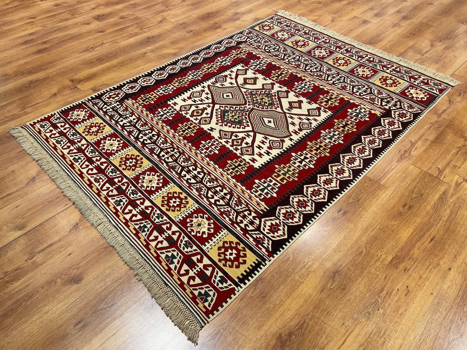 Antik Super Ince Handwoven Kilim – 040743 by Camel Carpet