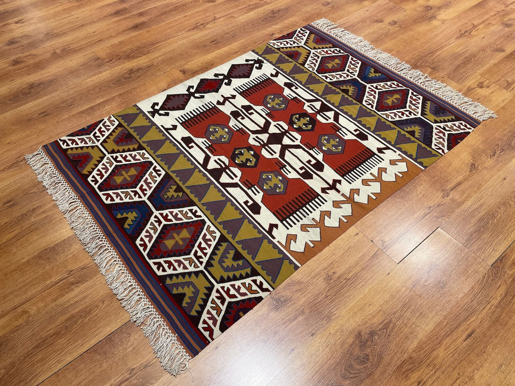 Antik Super Ince Handwoven Kilim – 106X150 by Camel Carpet