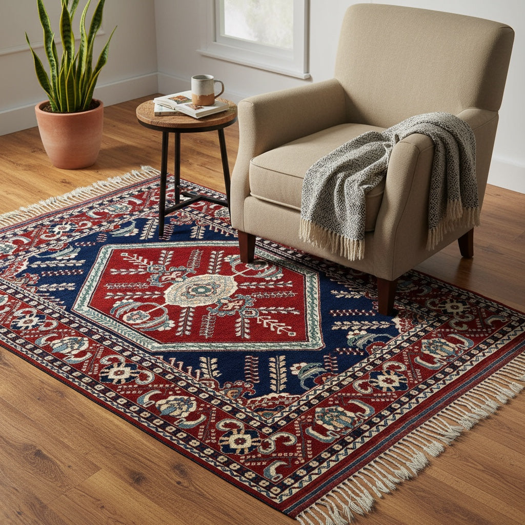 Antik Yoruk Handwoven Rug – 004830 by Camel Carpet