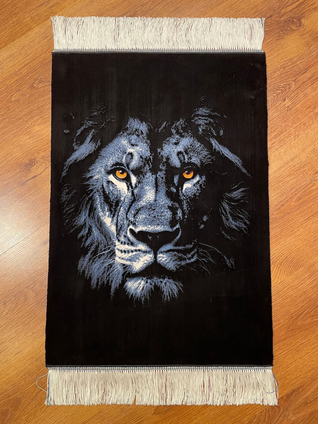 Aslan Patterned Tablo Bamboo Rug by Camel Carpet
