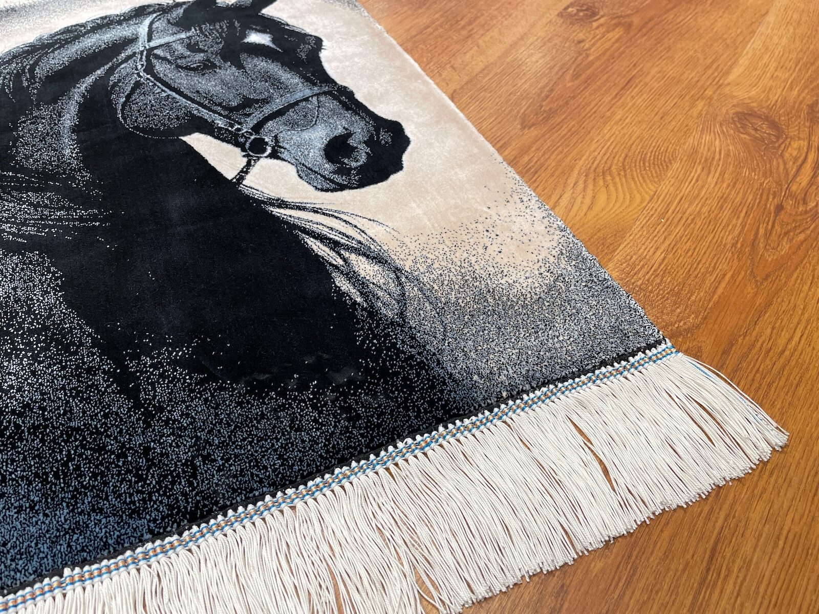 At Patterned Tablo Bamboo Rug by Camel Carpet