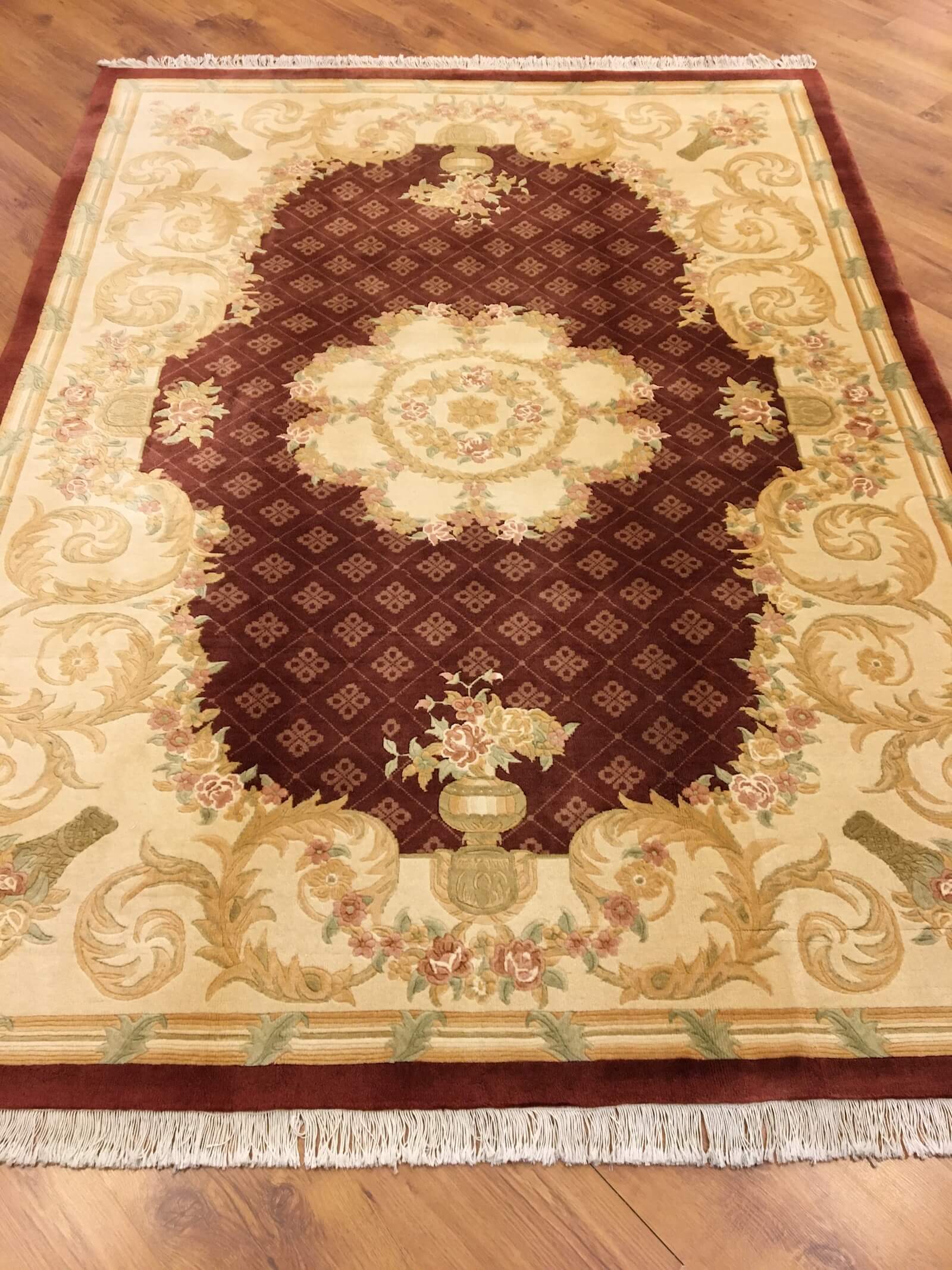Aubusson Handwoven Rug – 170X230 by Camel Carpet
