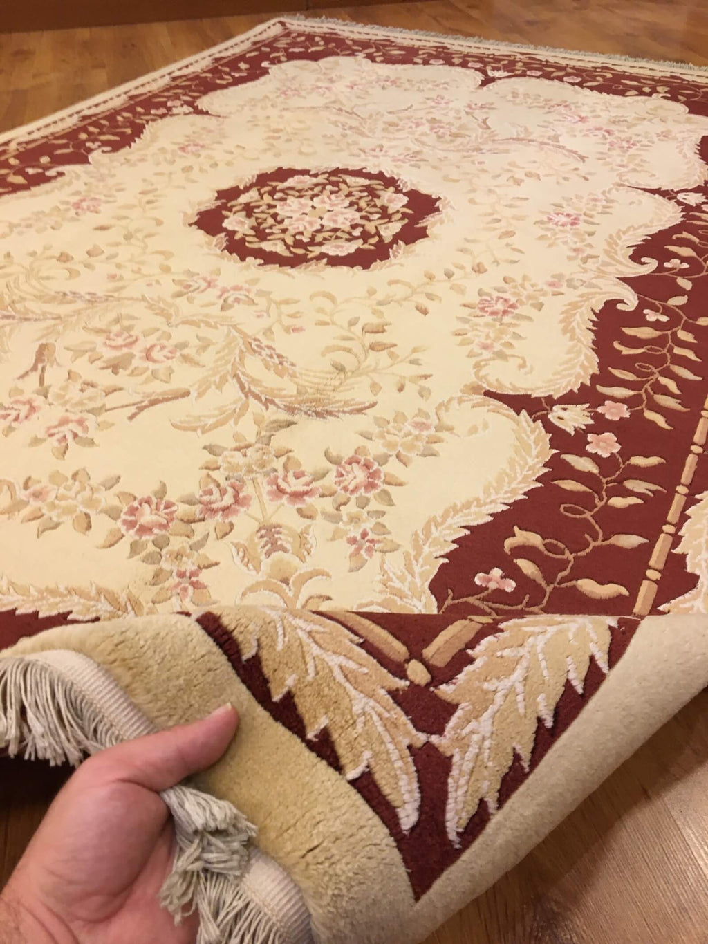 Aubusson Handwoven Rug – 170X243 by Camel Carpet