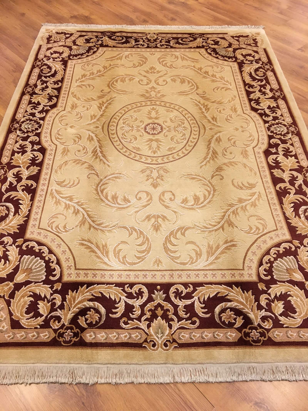 Aubusson Handwoven Rug – 172X239 by Camel Carpet