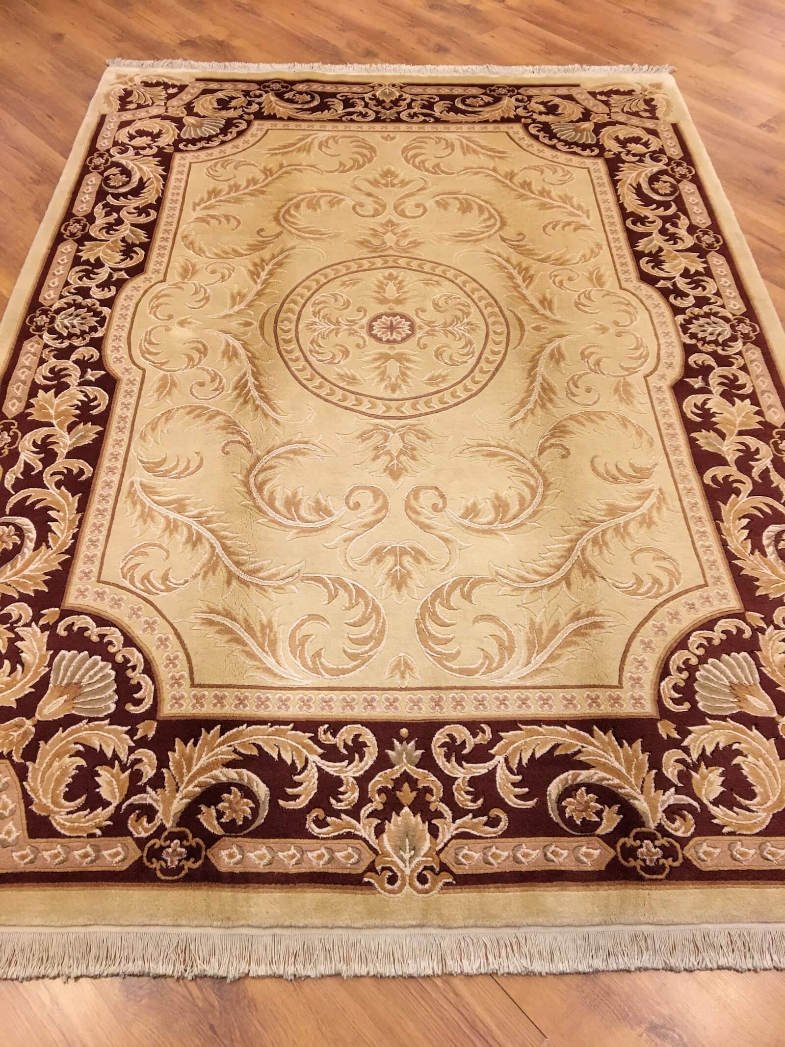 Aubusson Handwoven Rug – 172X239 by Camel Carpet