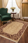 Aubusson Handwoven Rug – 172X239 by Camel Carpet
