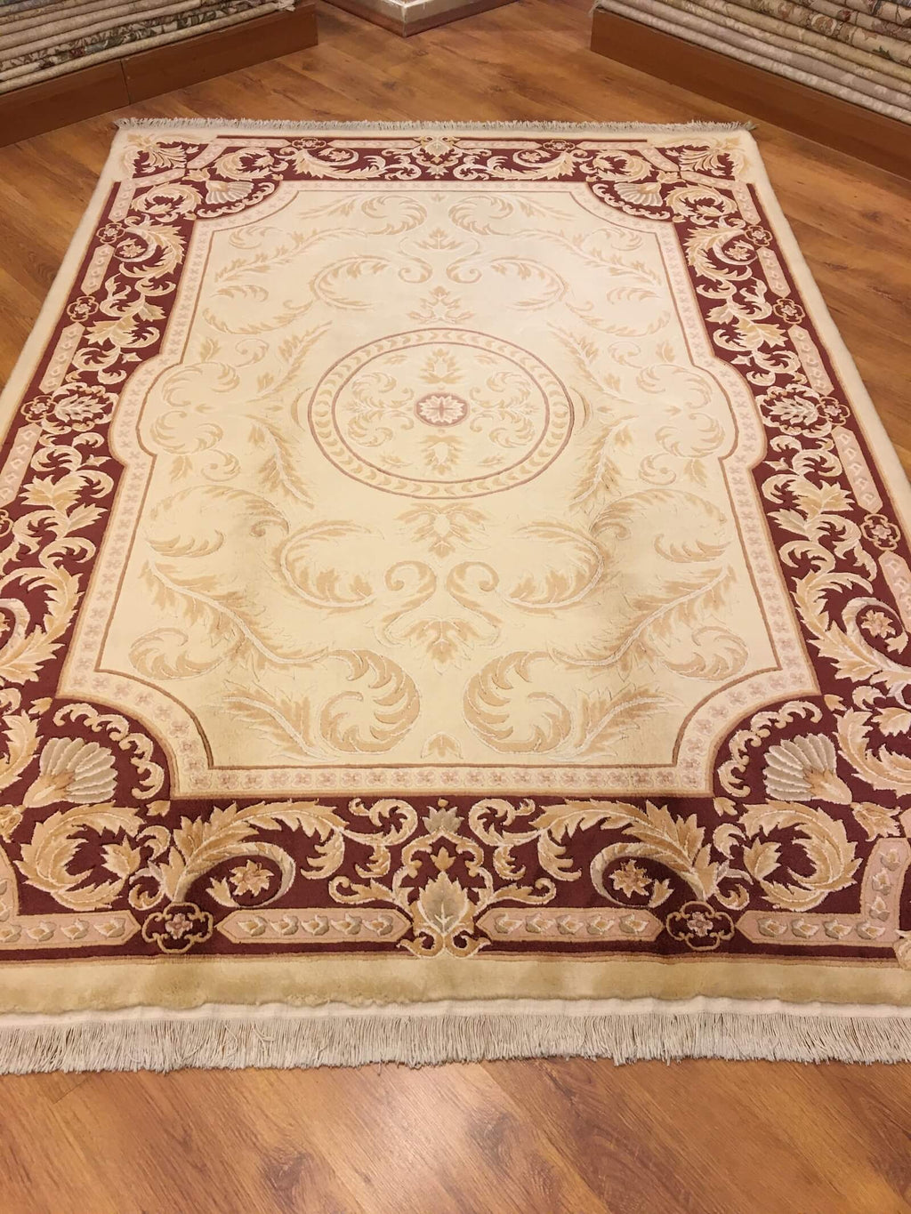 Aubusson Handwoven Rug – 172X239 by Camel Carpet