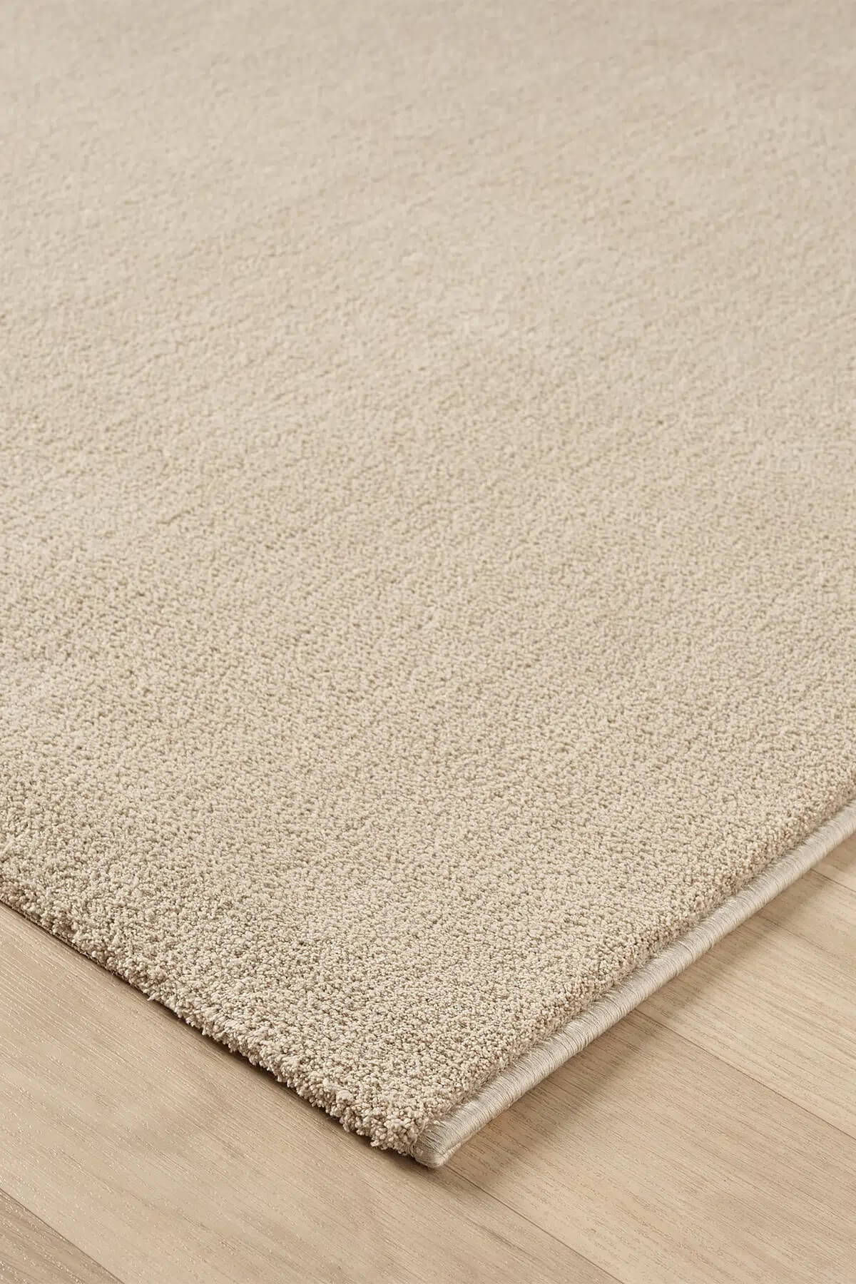 Bali Yumusak Dokulu Sade Bej Rug by Camel Carpet
