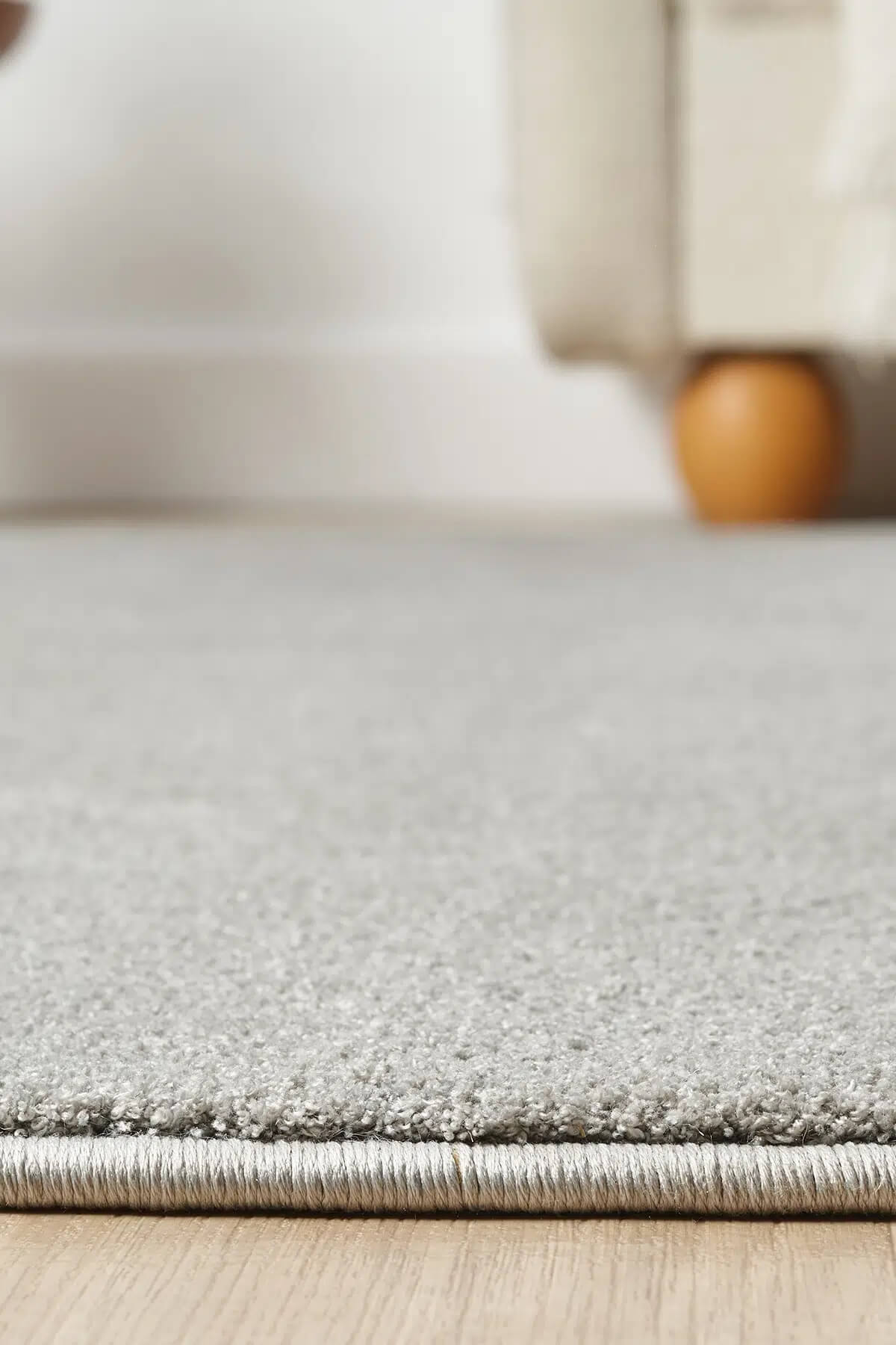 Bali Yumusak Dokulu Sade Gray Rug by Camel Carpet