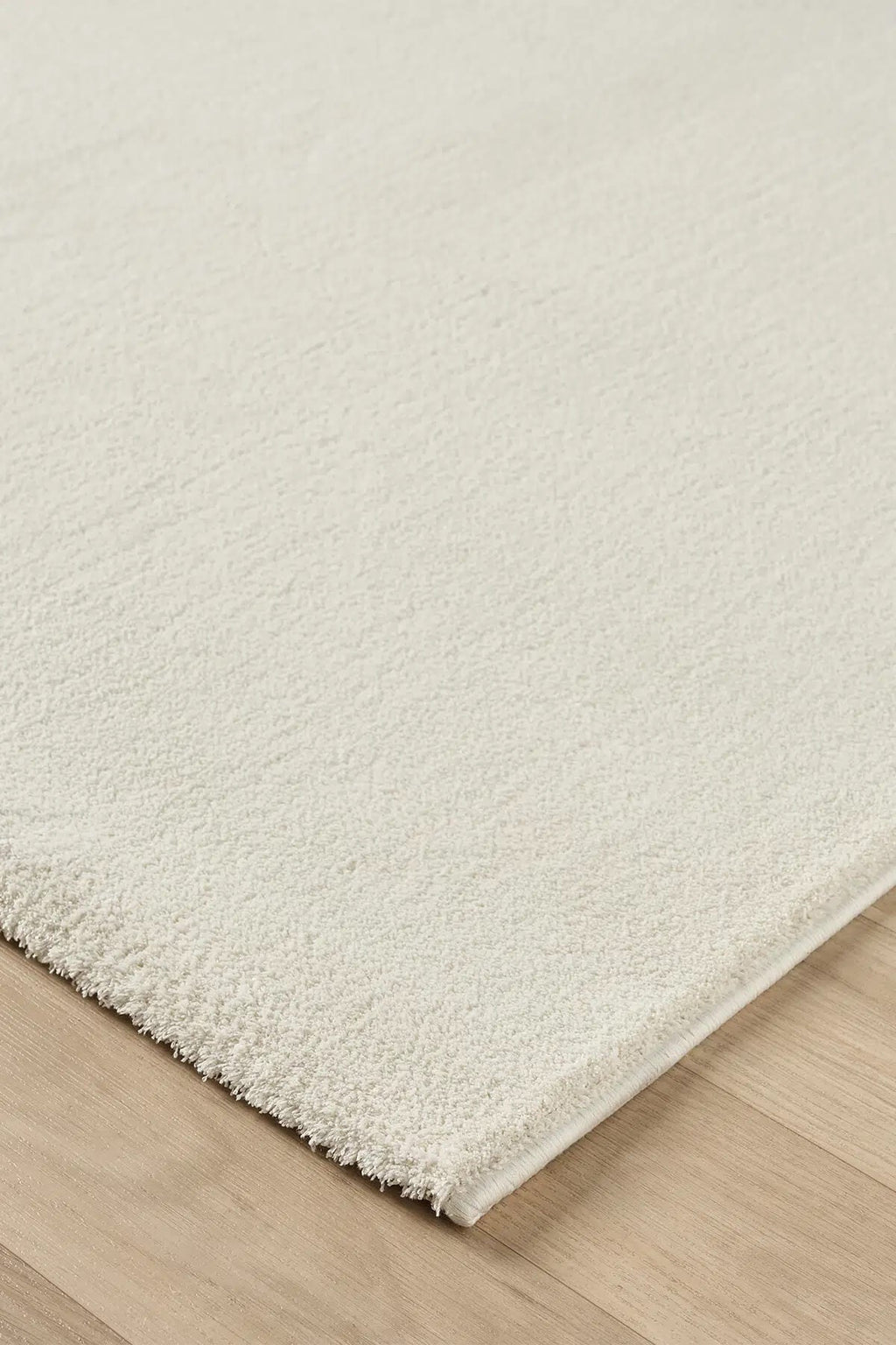 Bali Yumusak Dokulu Sade Cream Rug by Camel Carpet