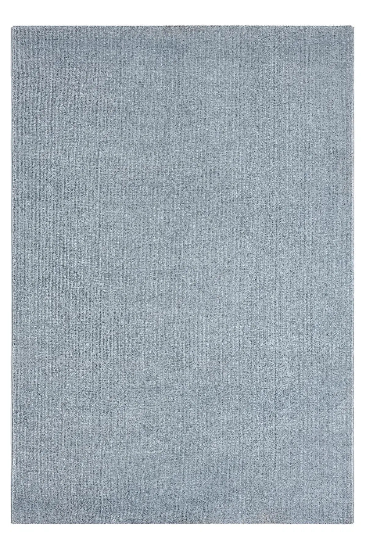 Bali Yumusak Dokulu Sade Blue Rug by Camel Carpet