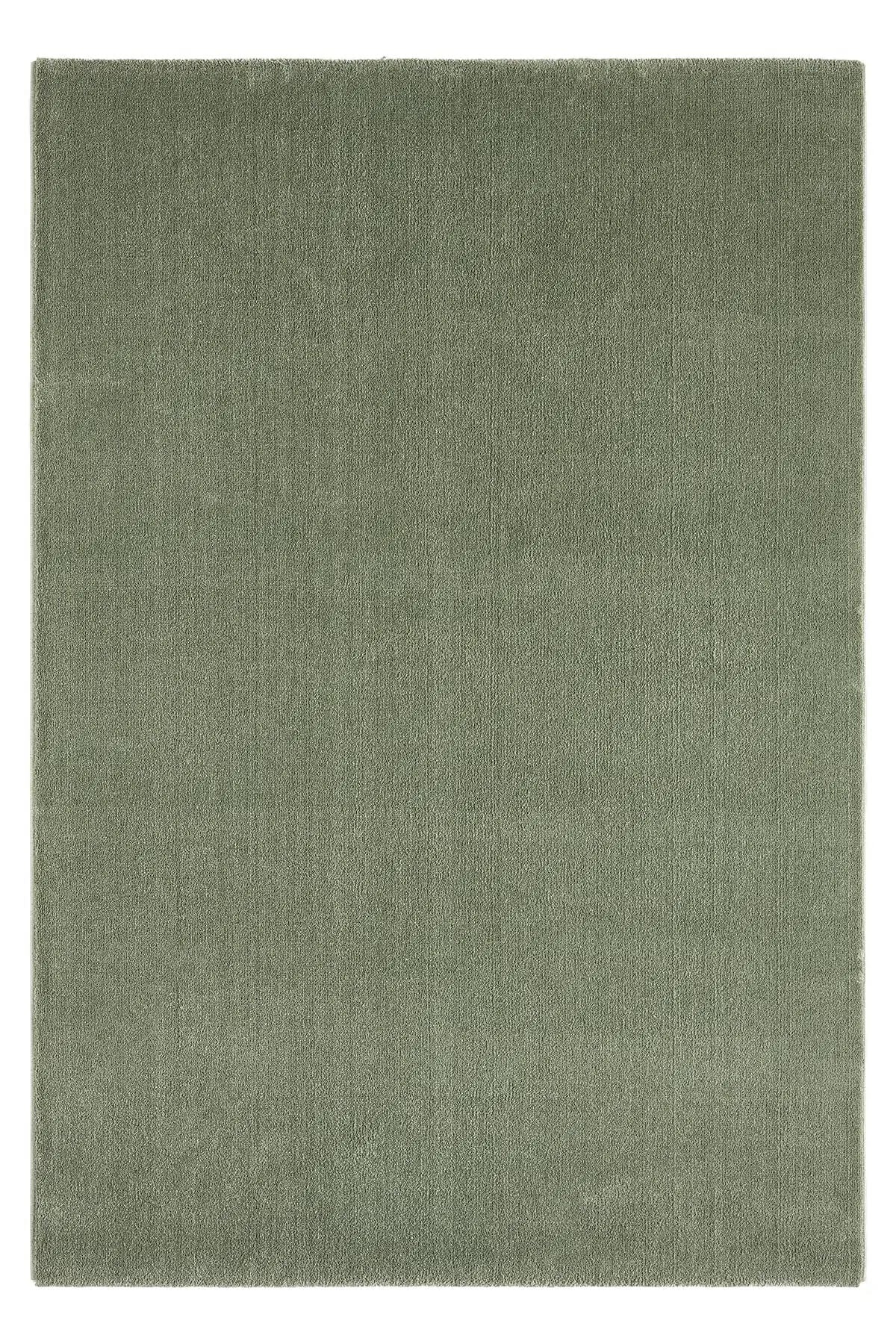Bali Yumusak Dokulu Sade Green Rug by Camel Carpet