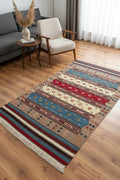 Bergama Cicim Handwoven Kilim – 022011 by Camel Carpet
