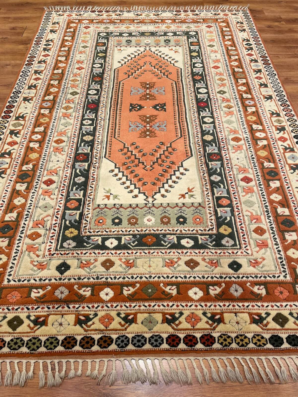 Bozalan Milas Handwoven Rug – 199X304 by Camel Carpet