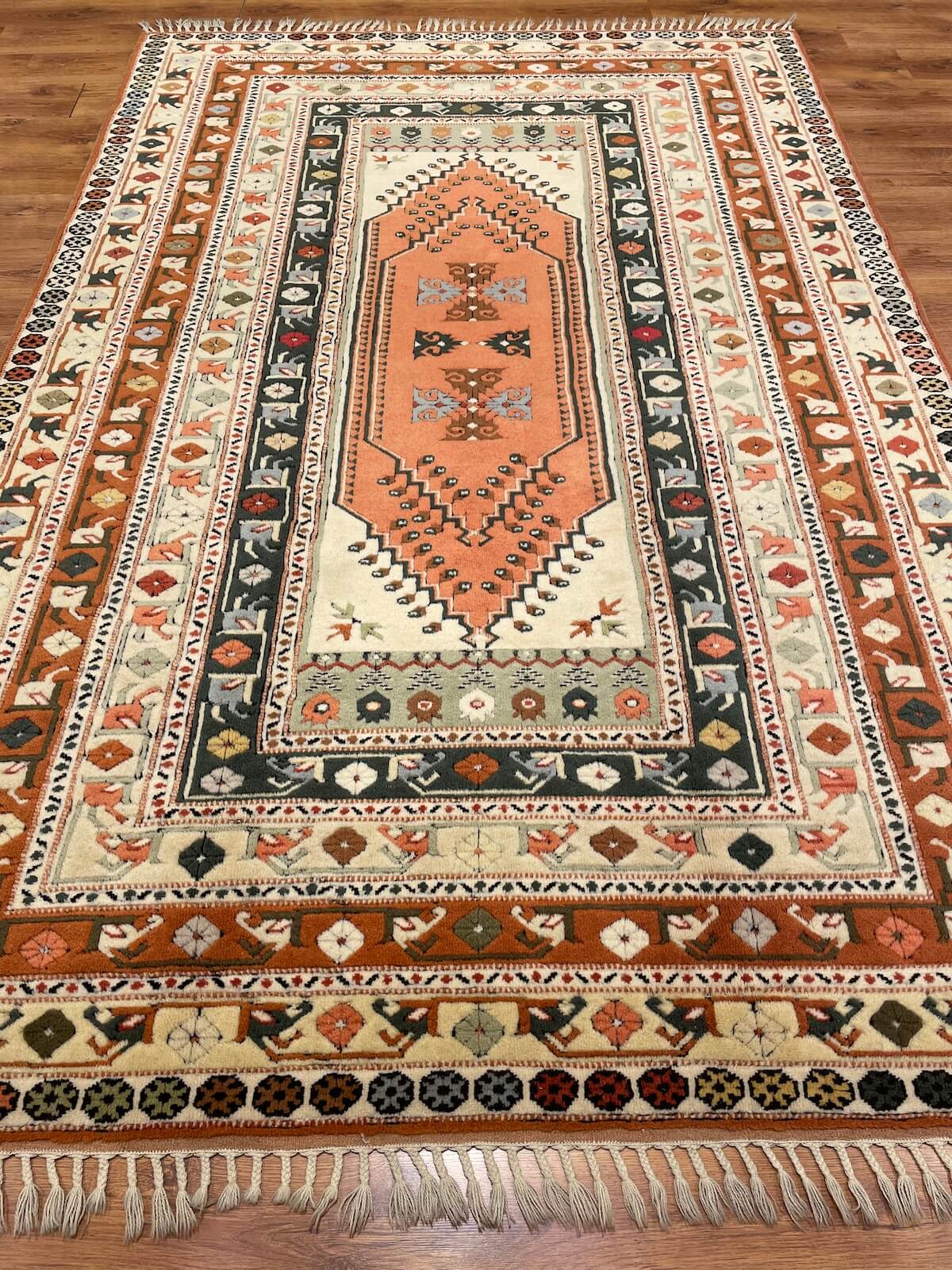 Bozalan Milas Handwoven Rug – 199X304 by Camel Carpet
