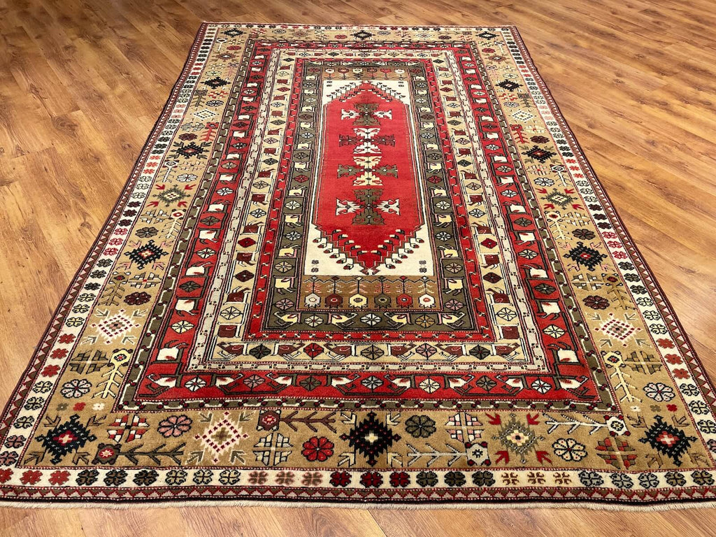 Bozalan Milas Handwoven Rug by Camel Carpet