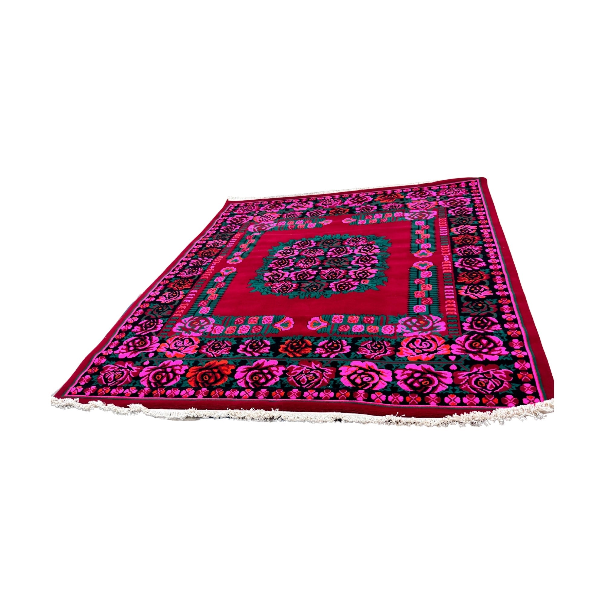 CC-DH-1001 gulhane crimson silk rug alternate product view 2
