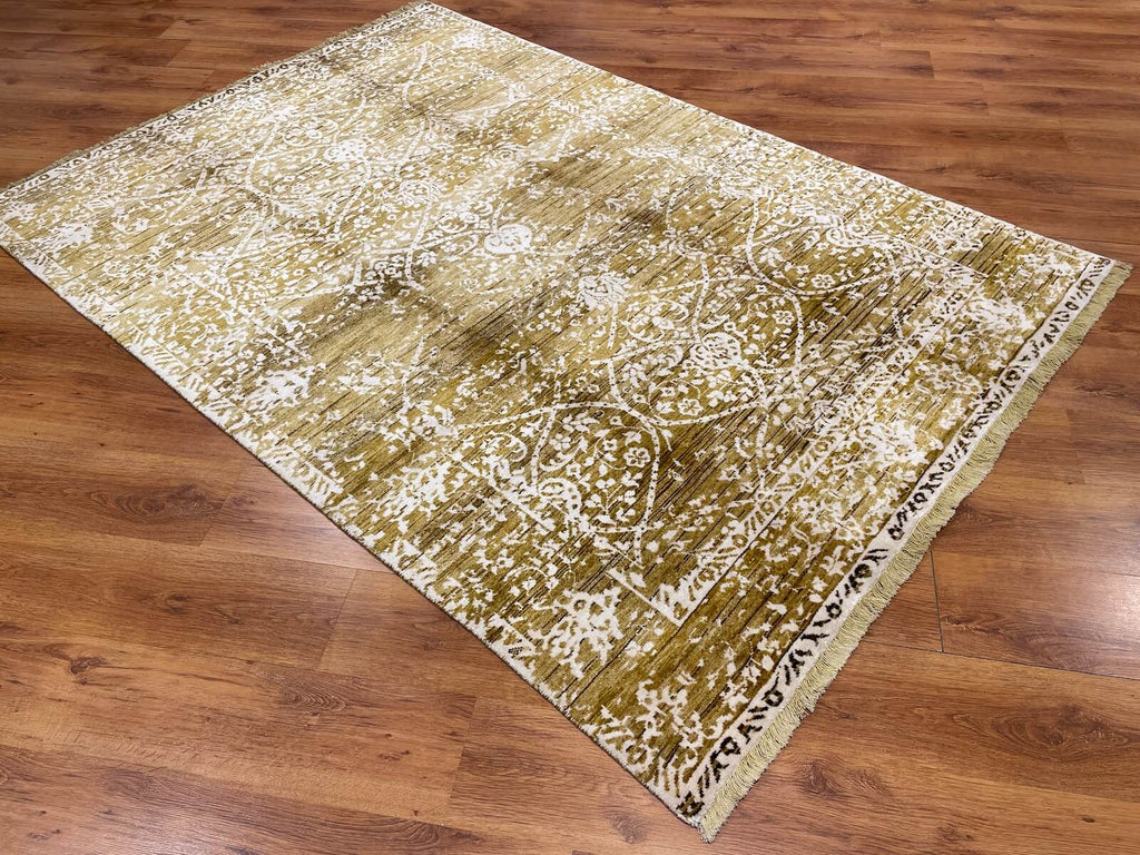 Colour Me Bambu Handwoven Rug – 066460 by Camel Carpet