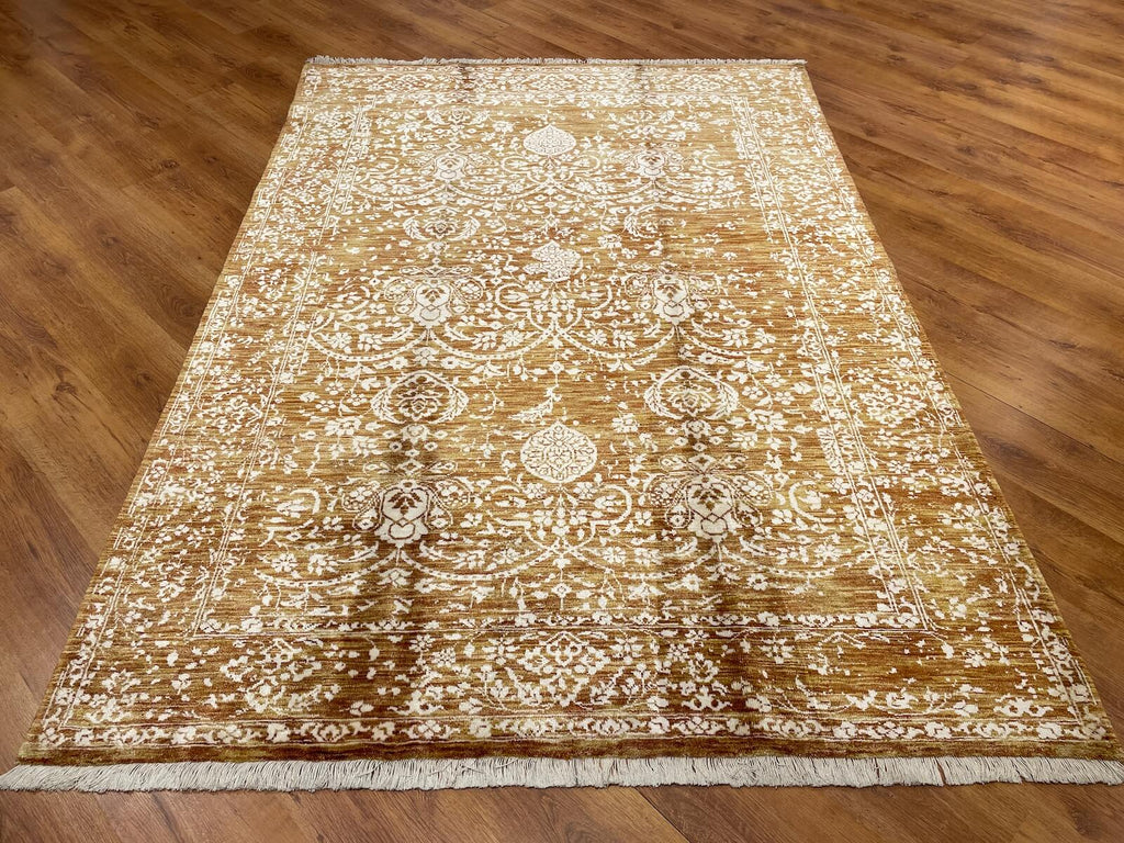 Colour Me Bambu Handwoven Rug – 066462 by Camel Carpet