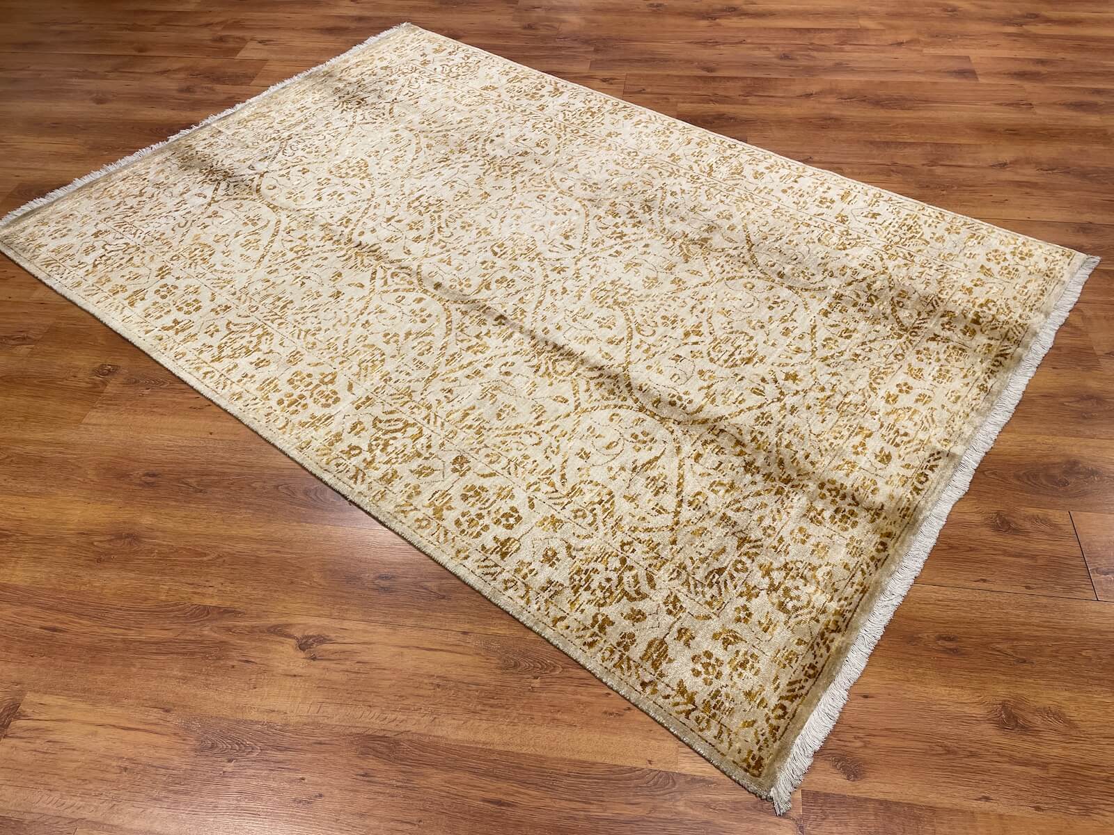 Colour Me Bambu Handwoven Rug – 066467 by Camel Carpet