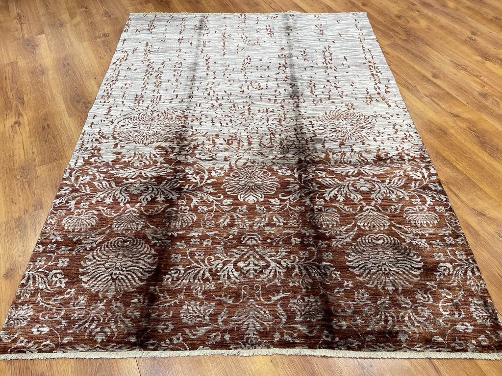 Colour Me Bambu Handwoven Rug – 062468 by Camel Carpet