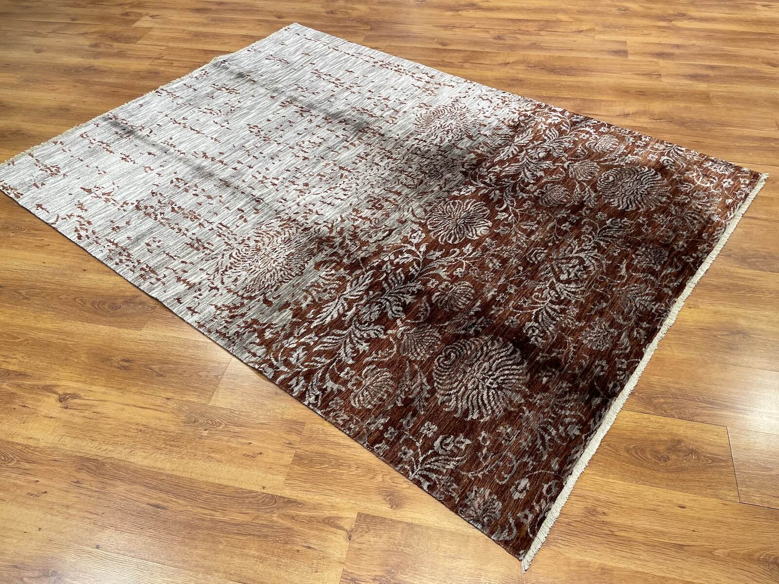Colour Me Bambu Handwoven Rug – 062468 by Camel Carpet