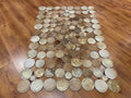 Polka Dot Original Leather Rug by Camel Carpet