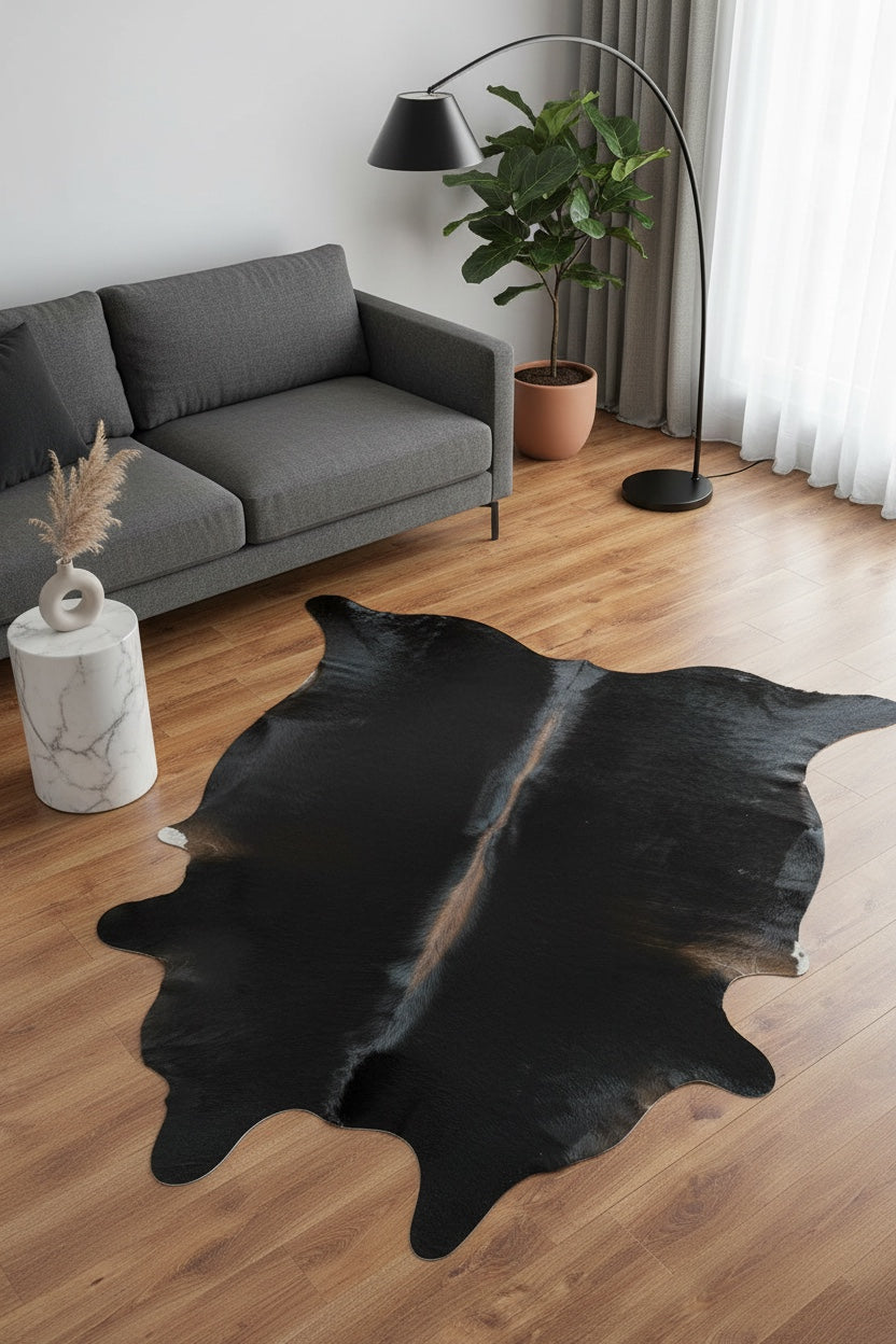 Argentine Original Leather Post Rug by Camel Carpet