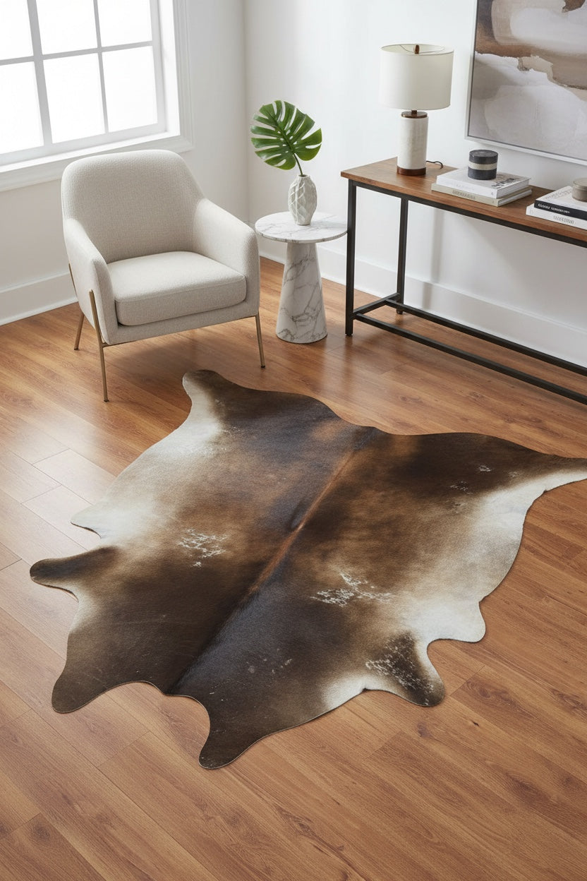 Argentine Original Leather Post Rug by Camel Carpet