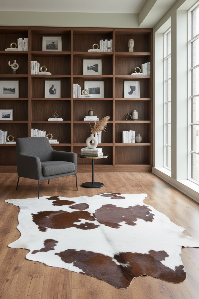 Argentine Original Leather Post Rug by Camel Carpet
