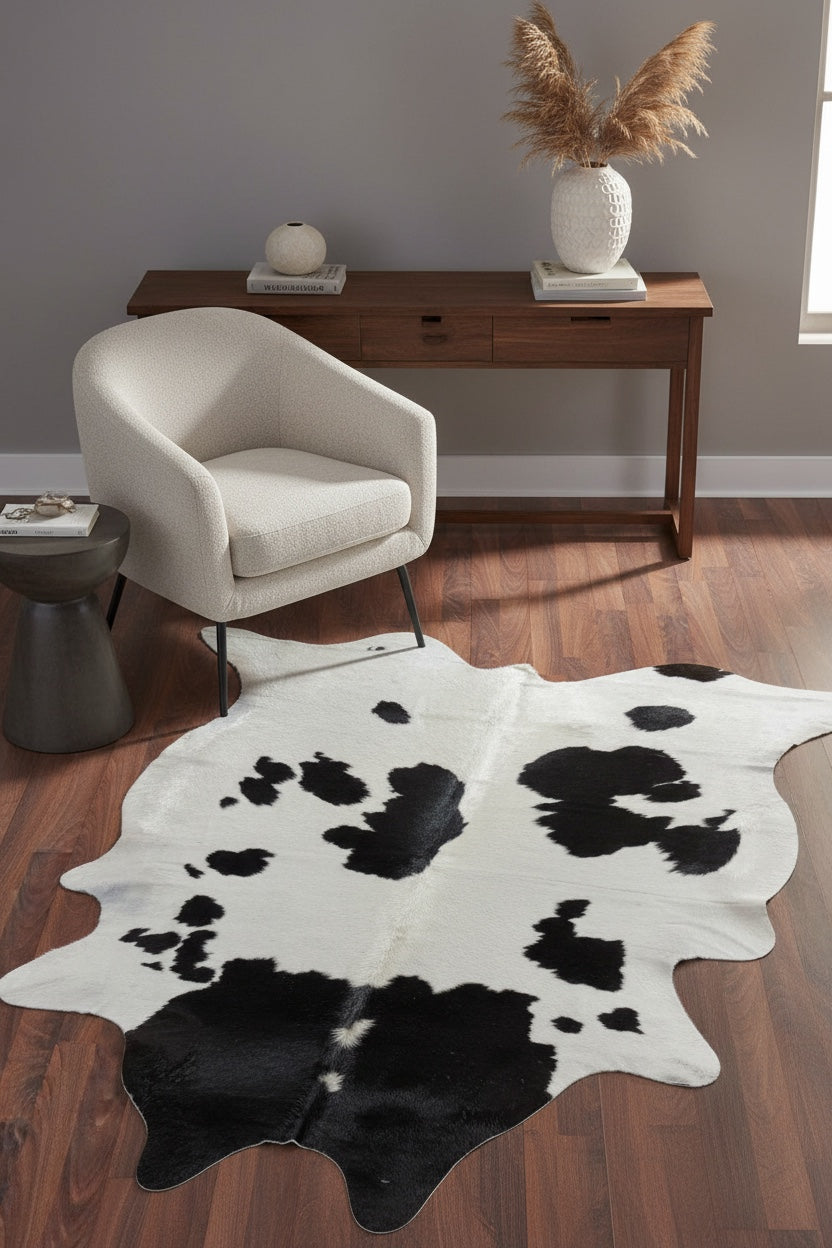 Argentine Original Leather Post Rug by Camel Carpet