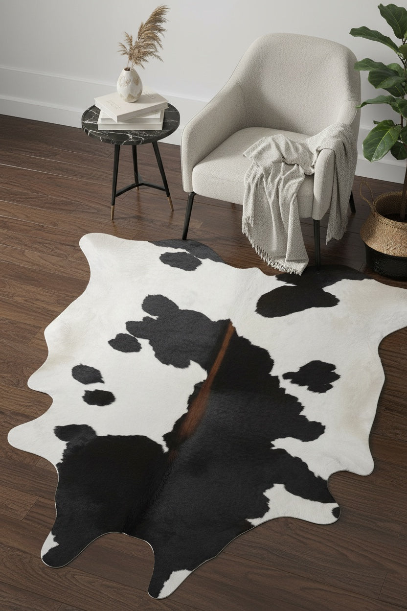 Argentine Original Leather Post Rug by Camel Carpet