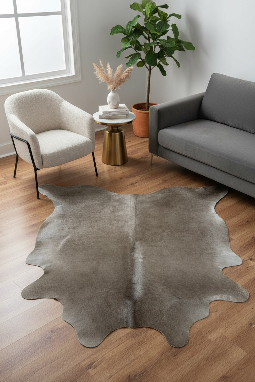 Argentine Original Leather Post Rug by Camel Carpet