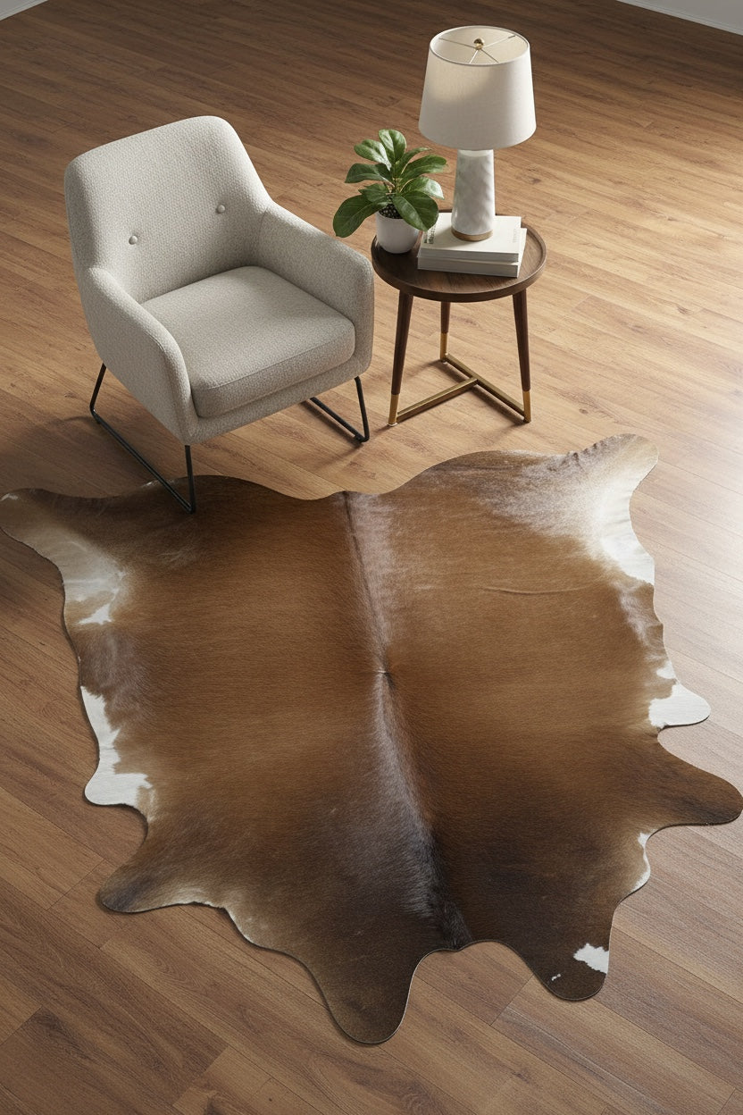 Argentine Original Leather Post Rug by Camel Carpet