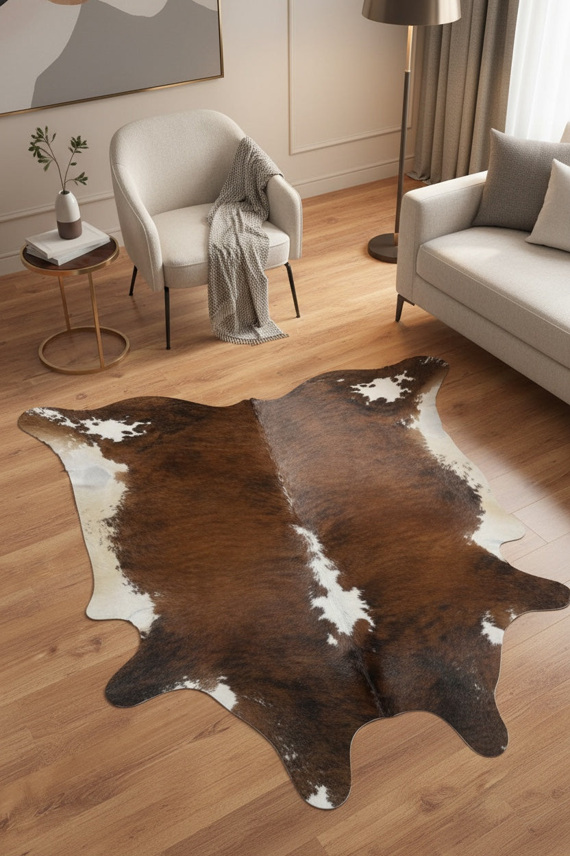 Argentine Original Leather Post Rug by Camel Carpet